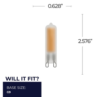 Bi-Pin 4 Watt G9 T5 120V 2700k Light Bulb by Bulbrite