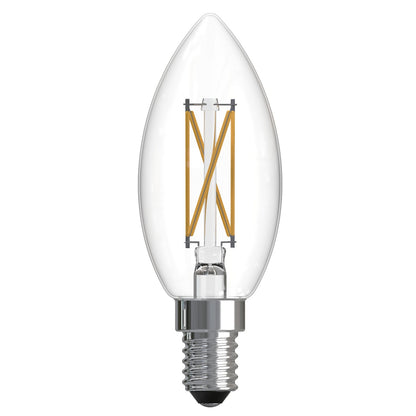 Torpedo 4 Watt (40 Watt Equivalent) E12 Candelabra B11 120V LED 4000k Light Bulb by Bulbrite