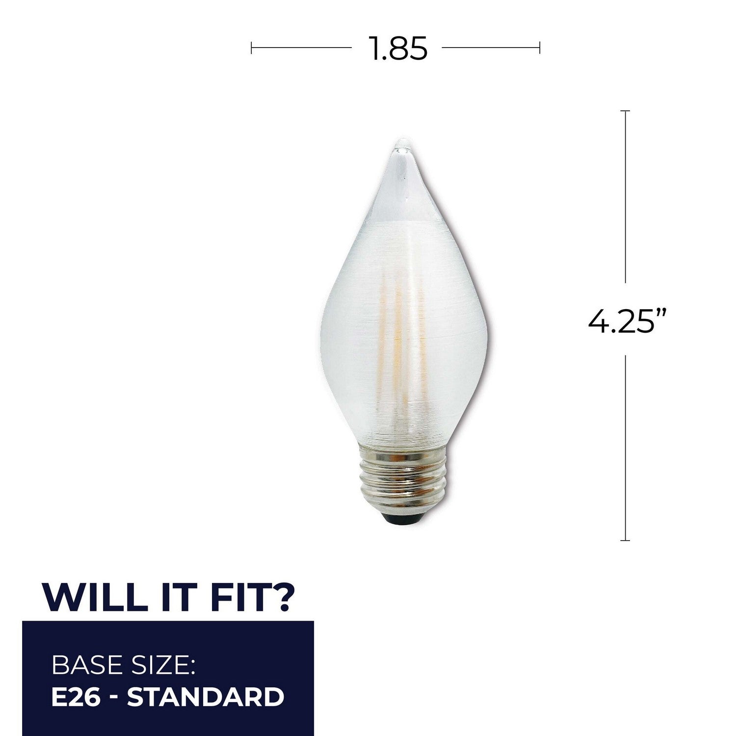 Bulbrite - 776592 - Light Bulb - Filaments: - Satin from Lighting & Bulbs Unlimited.