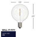 Bulbrite - 776786 - Light Bulb - Filaments: - Clear from Lighting & Bulbs Unlimited.