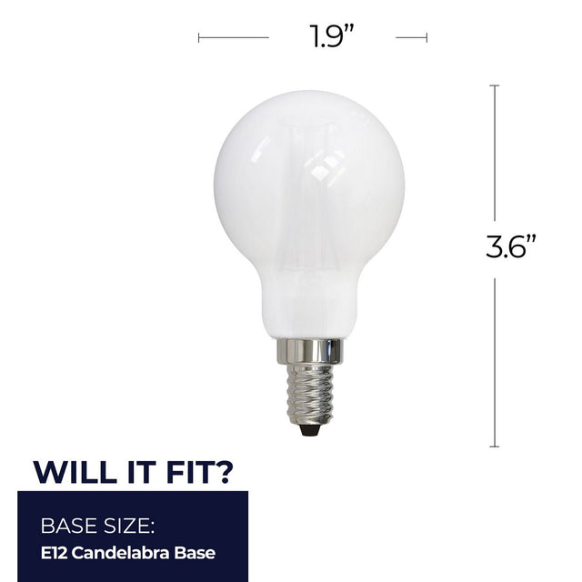 E12 A15 120.00V 2700k Light Bulb by Bulbrite