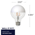 Globe 5 Watt E26 G25 120.00V 2700k Light Bulb by Bulbrite