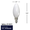 Torpedo E12 B11 120.00V 2700k Light Bulb by Bulbrite