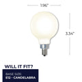 Globe E12 G16 120.00V 2700k Light Bulb by Bulbrite
