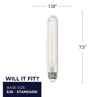 Buy clear Tubular E26 T9 7.5&quot; 120.00V 2700k Light Bulb by Bulbrite