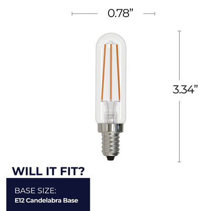 Tubular 4 Watt E12 T6 120V 5000k Light Bulb by Bulbrite