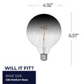 Globe 4 Watt E26 G40 120V 3000k Light Bulb by Bulbrite