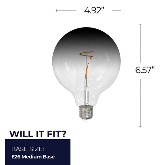 Globe 4 Watt E26 G40 120V 3000k Light Bulb by Bulbrite