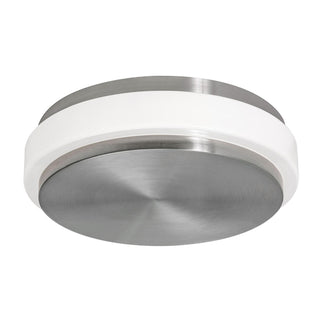 Buy satin-nickel Eris Outdoor (Damp) Flush Mount Ceiling Light by AFX Lighting
