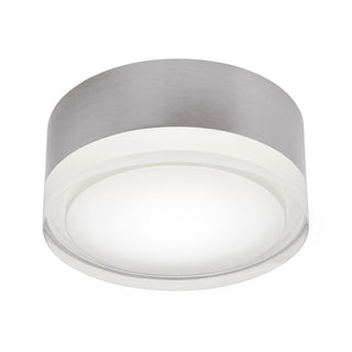 Buy satin-nickel Emma Outdoor (Damp) Flush Mount Ceiling Light by AFX Lighting