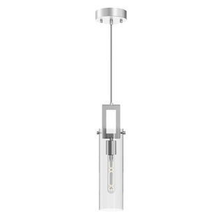 Buy satin-nickel Houston Outdoor (Damp) Pendant by AFX Lighting