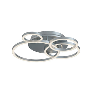 Buy satin-nickel Orbit Outdoor (Damp) Semi Flush Mount Ceiling Light by AFX Lighting