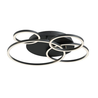 Buy black Orbit Outdoor (Damp) Semi-Flush Mount Ceiling Light by AFX Lighting