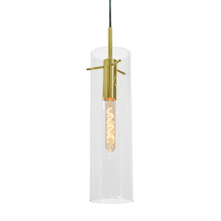Buy light-antique-brass-with-clear-glass-glass-and-clear-shade Vista Outdoor (Damp) Pendant by AFX Lighting