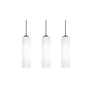 Buy black-with-white-glass-glass-and-white-shade Leo Outdoor (Damp) Pendant by AFX Lighting
