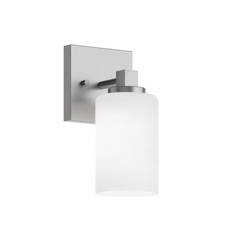 Buy satin-nickel Leo Outdoor (Damp) Sconce by AFX Lighting