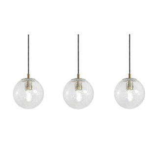 Buy light-antique-brass-with-glass-glass-and-clear-textured-shade Palla Outdoor (Damp) Linear Pendant by AFX Lighting