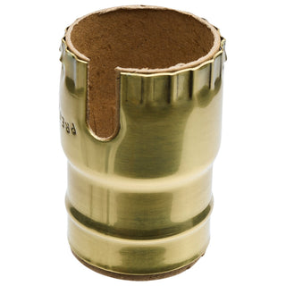 Satco Fixture Accents/Parts Brass Shell With Paper Liner Accents