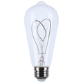Antique 6 Watt E26 ST19 120.00V LED 2700k Light Bulb by Satco