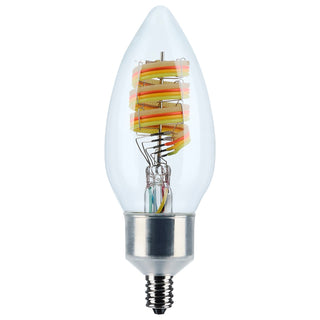 Torpedo 4 Watt E12 B11 120V Outdoor (Damp)LED 2700k Light Bulb by Satco