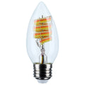 Torpedo 4 Watt E26 B11 120.00V LED 2700k Light Bulb by Satco
