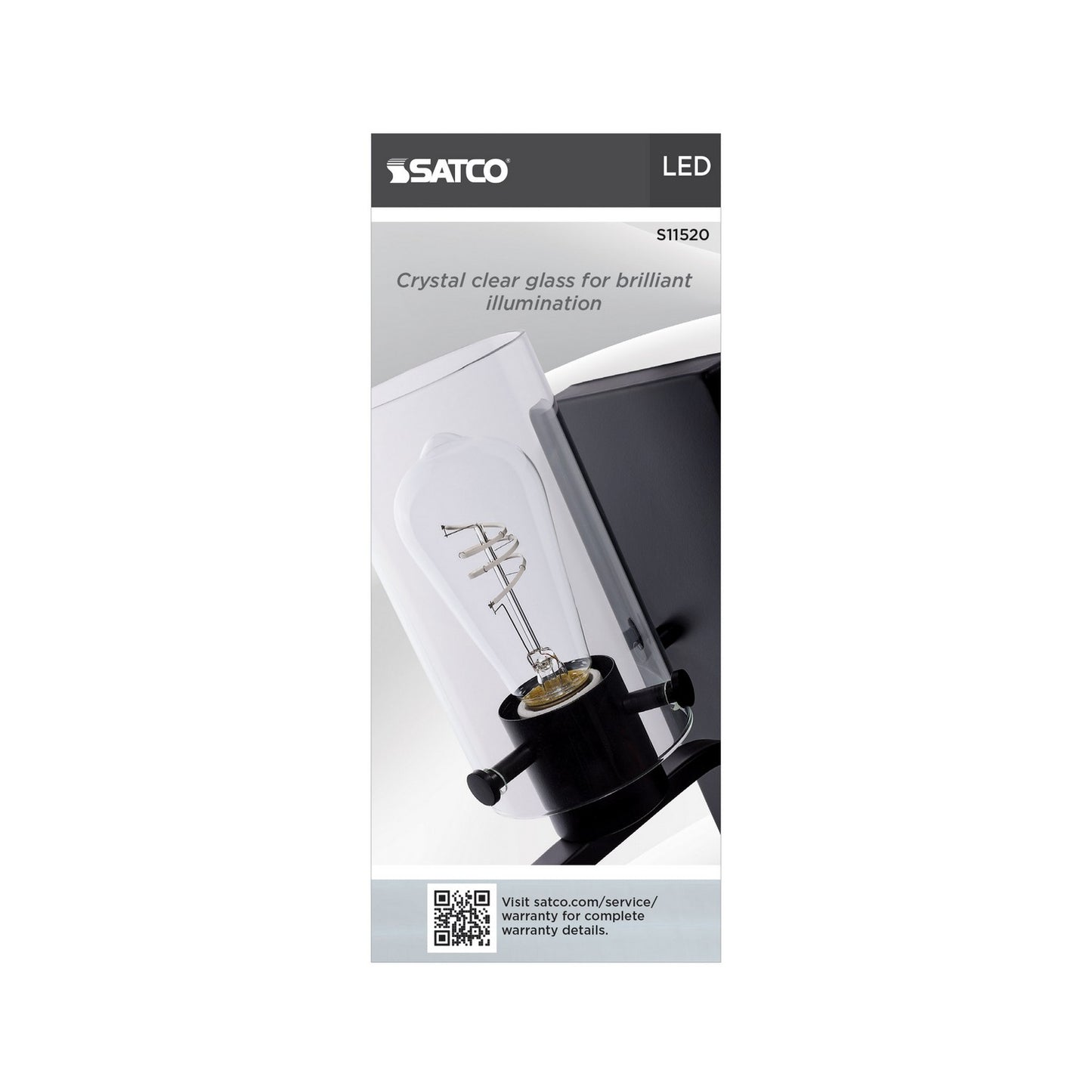 Antique 6 Watt (60 Watt Equivalent) Medium ST19 120V LED 2700k Light Bulb by Satco