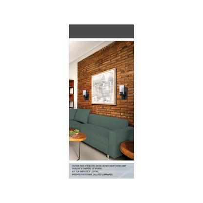 Antique 6 Watt (60 Watt Equivalent) Medium ST19 120V LED 2700k Light Bulb by Satco