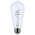 Antique 6 Watt E26 ST19 120.00V LED 2700k Light Bulb by Satco