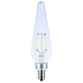 Torpedo 2 Watt E12 HX11 120V Outdoor (Damp)LED 2700k Light Bulb by Satco