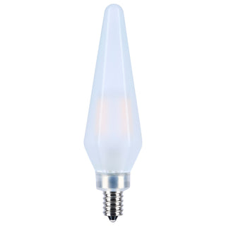 Buy frost Torpedo 2 Watt E12 HX11 120V Outdoor (Damp)LED 2700k Light Bulb by Satco