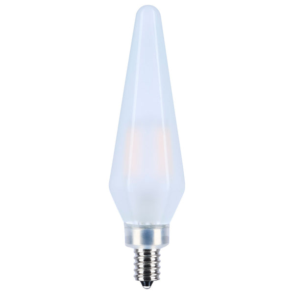 Torpedo 2 Watt E12 HX11 120V Outdoor (Damp)LED 2700k Light Bulb by Satco