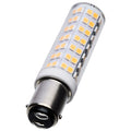 Tubular 6 Watt BA15d T6 120V Outdoor (Damp)LED 3000k Light Bulb by Satco