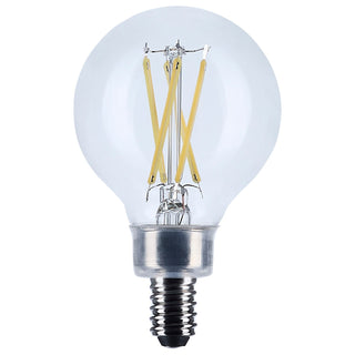 Globe 5 Watt E12 G16.5 120.00V LED 3500k Light Bulb by Satco