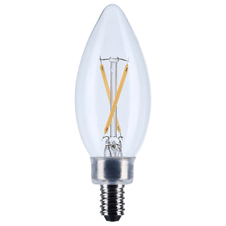 Torpedo 3 Watt E12 B11 120V Outdoor (Wet)LED 3000k Light Bulb by Satco