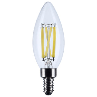 Torpedo 8 Watt E12 B11 120V Outdoor (Wet)LED 3500k Light Bulb by Satco
