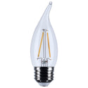 Satco Flame Tip Light Bulb