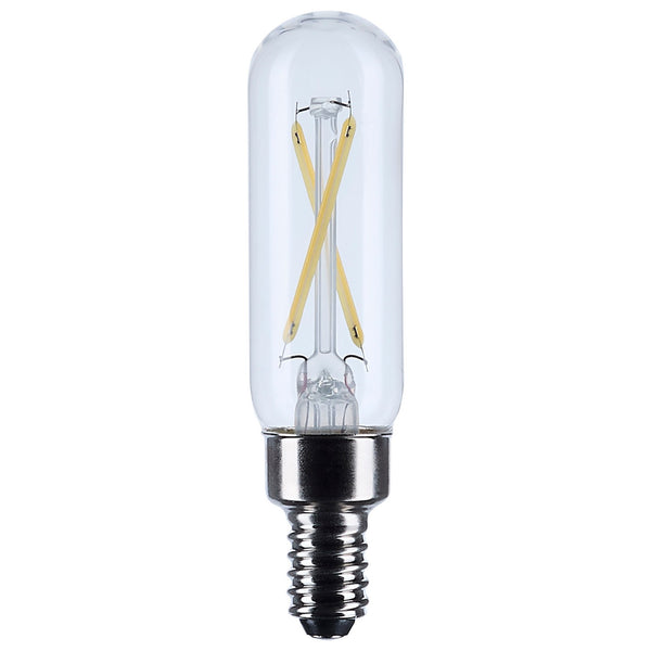 Tubular 2 Watt E12 T6 120V Outdoor (Wet)LED 3000k Light Bulb by Satco