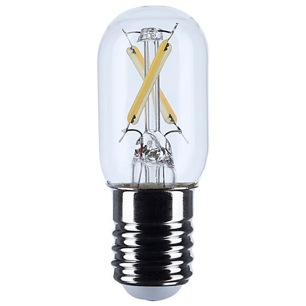 Tubular 3 Watt E17 T6.5 120V Outdoor (Wet)LED 5000k Light Bulb by Satco