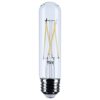 Tubular 8 Watt E26 T10 120V Outdoor (Wet)LED 3500k Light Bulb by Satco
