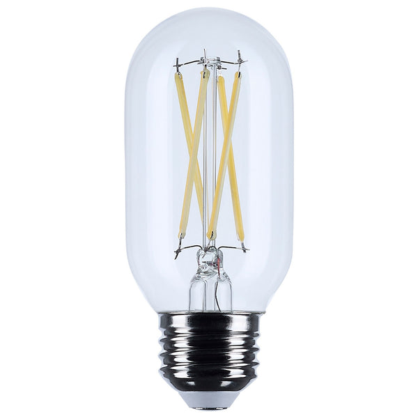 Tubular 5 Watt E26 T14 120V Outdoor (Wet)LED 3000k Light Bulb by Satco