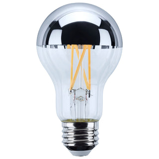 Buy silver 8 Watt E26 A19 120V Outdoor (Wet)LED 2700k Light Bulb by Satco