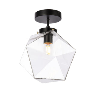 Lawrence Outdoor (Damp) Flush Mount Ceiling Light by Elegant Lighting