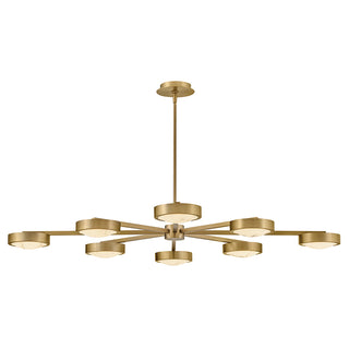 Buy lacquered-brass Cava Semi Flush Mount Ceiling Light by Fredrick Ramond