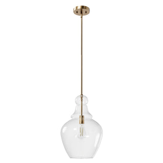 Buy alturas-gold-with-clear-glass-and-clear-shade Maple Park Pendant by Hunter