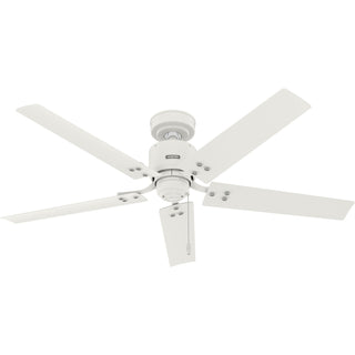 Buy matte-white-finish-with-matte-white-blades Windbound Ceiling Fan by Hunter