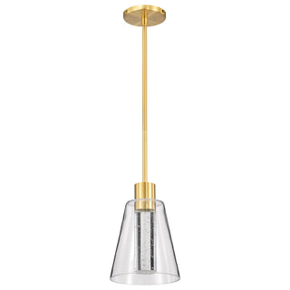 Buy brushed-brass Aura Pendant by Nuvo Lighting