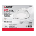 Satco Surface Mount/Canless Outdoor (Damp) Downlight