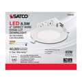 Satco Surface Mount/Canless Outdoor (Damp) Downlight