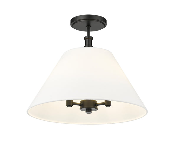 Adorra Semi-Flush Mount Ceiling Light by Millennium