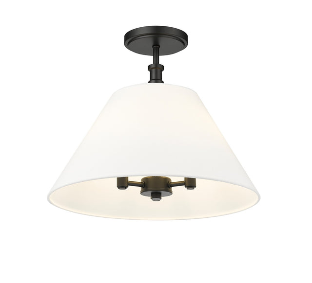 Adorra Semi-Flush Mount Ceiling Light by Millennium